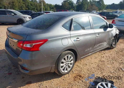 2016 Nissan Sentra S из США, поврежденный, VIN 3N1AB7AP4GY317978